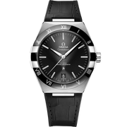 Quadrante madreperla nero dell’orologio Bulova Classic Lady 26 mm con indici sottili e dettagli diamantati